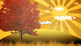 Autumn Kids Cartoon  - motion graphics element from Videohive