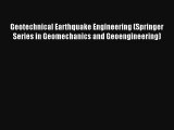 AudioBook Geotechnical Earthquake Engineering (Springer Series in Geomechanics and Geoengineering)