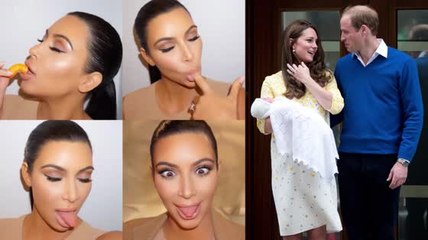 Les drôles d'envies de Kim Kardashian et d'autres stars pendant leurs grossesses