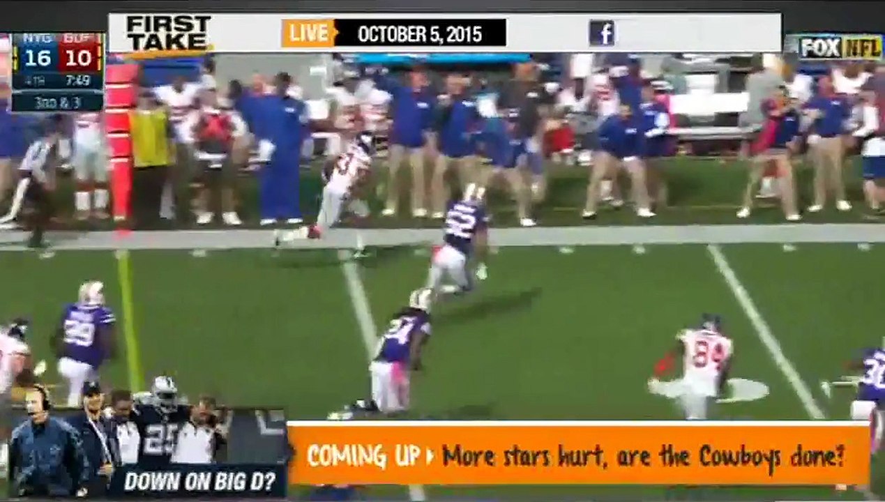 ESPN First Take - Rex Ryan Happy After Bills Loss to Giants?