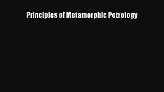 AudioBook Principles of Metamorphic Petrology Download