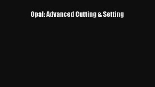 AudioBook Opal: Advanced Cutting & Setting Online