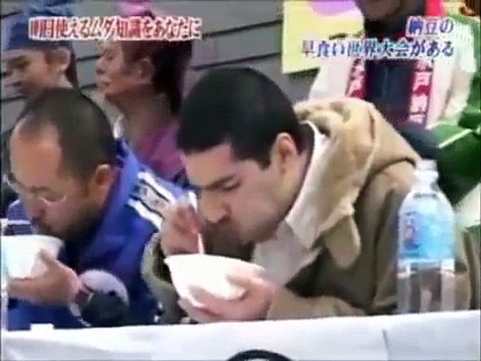 納豆の早食い世界大会がある。トリビアの泉
