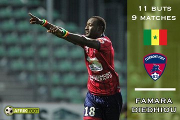 Clermont : Les 11 buts de Famara Diedhiou