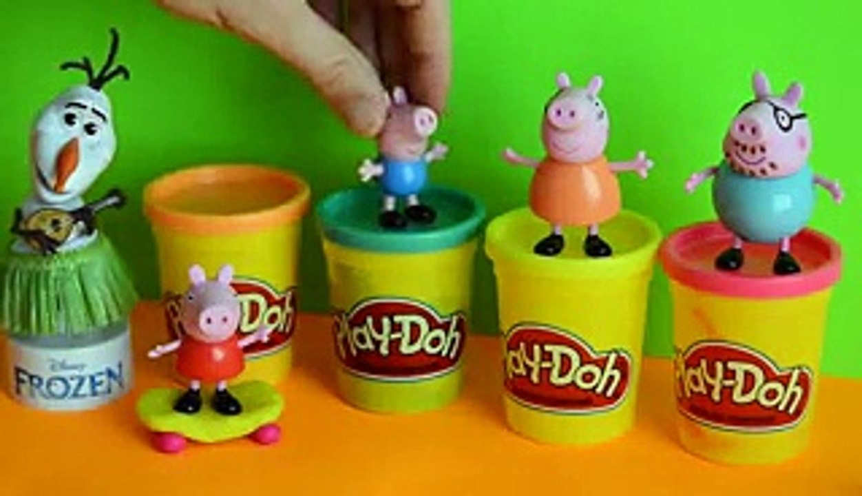 Play-doh Peppa pig Portugues massinha de modelar George e familia peppa pig kit praia