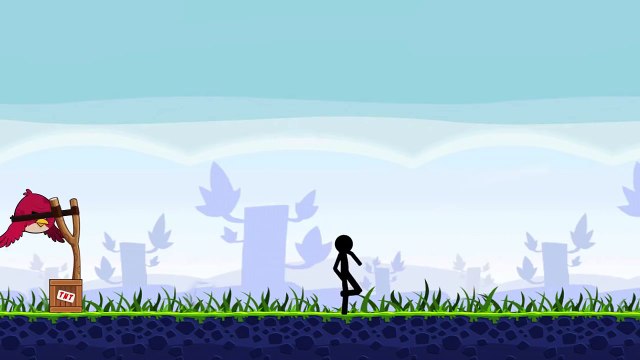 ANGRY BIRDS VS STICKMAN VS PSY(싸이) GANGNAM STYLE(강남스타일) MASHUP PARODY VIDEO
