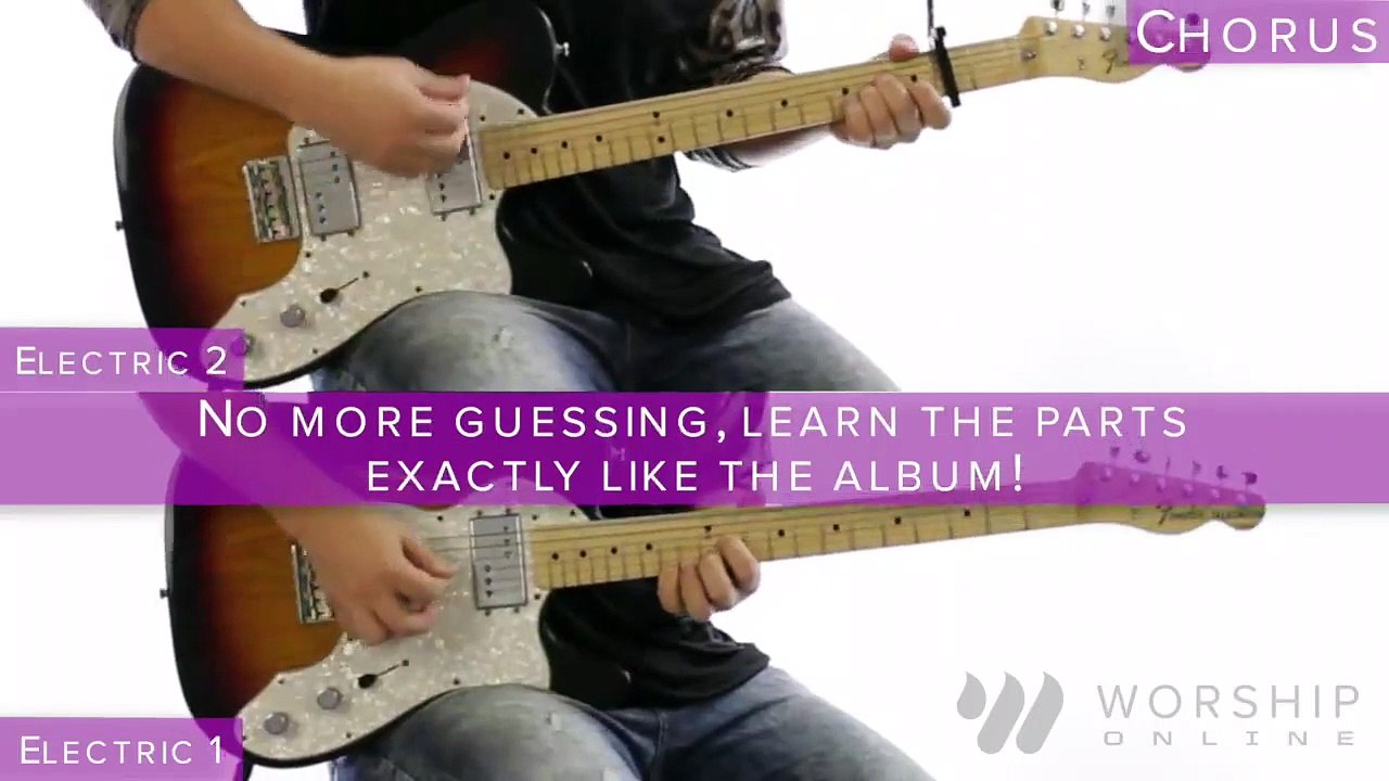 Just One Touch - Planetshakers - Electric And Acoustic Guitar Tutorial