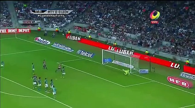Monterrey vs Leon 4-0 Liga MX 2015 Edwin Cardona Golazo HD