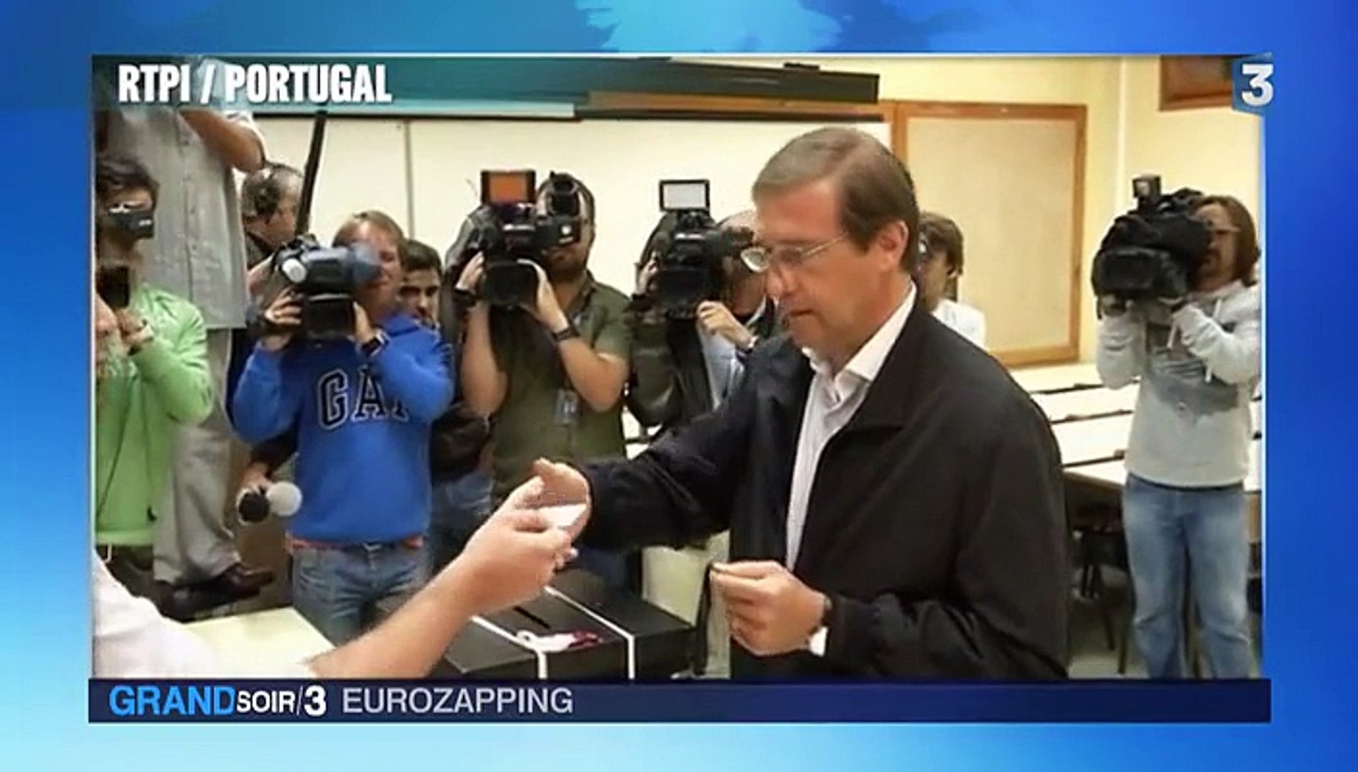 Eurozapping : la droite remporte les élections législatives au Portugal -  Vidéo Dailymotion