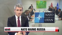 Syria conflict: Nato warns Russia on airstrikes