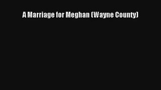 A Marriage for Meghan (Wayne County)