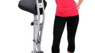 Exerpeutic Folding Magnetic Upright Bike With Pulse