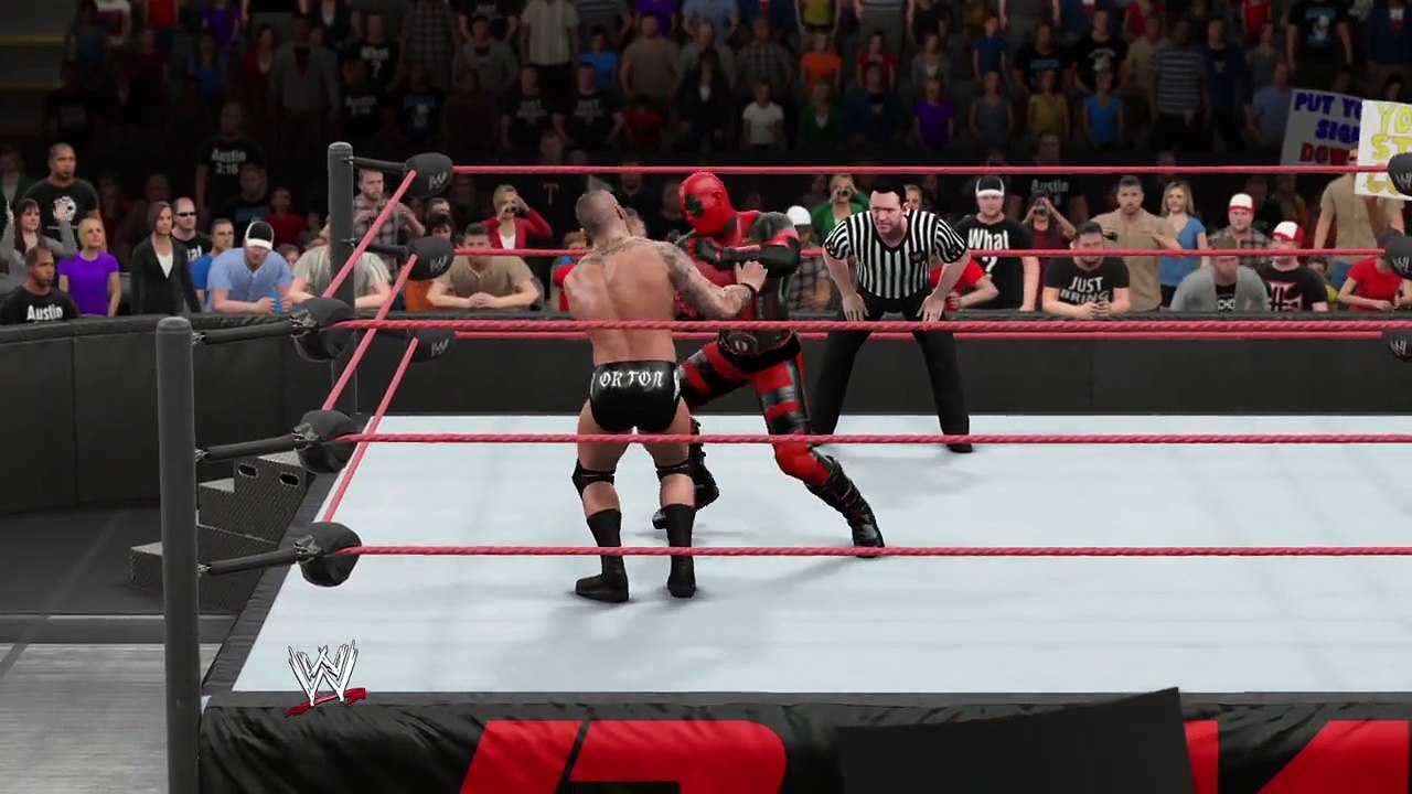 WWE 2K15 deadpool v randy orton