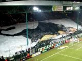 ASSE - Lyon 2005 tifo GA panthere