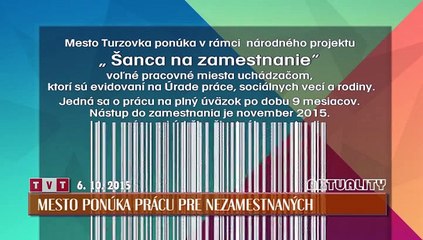 Mesto ponúka prácu pre nezamestnaných