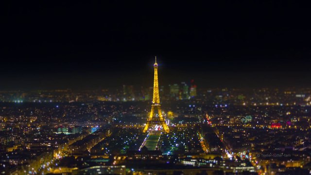 Time-lapse de Paris de jour et de nuit - Plus belle ville du monde