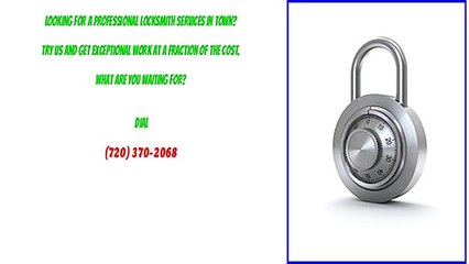 Boulder, CO 24 Hour Locksmith Service