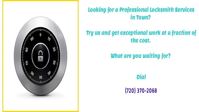 Boulder, CO Local Locksmith Service