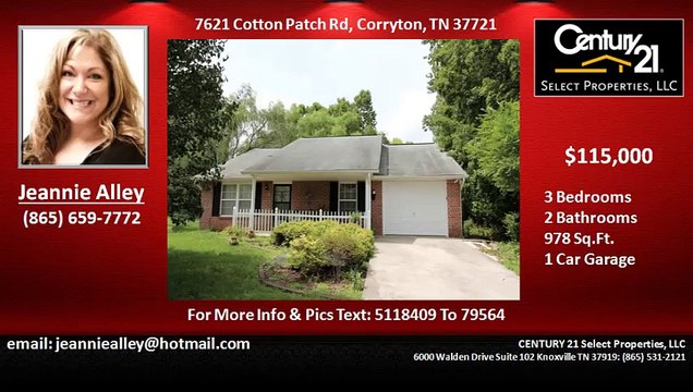 7621 Cotton Patch Road Corryton, TN 37721