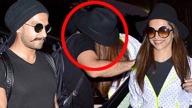Ranveer Singh And Deepika Padukone KISS In Public