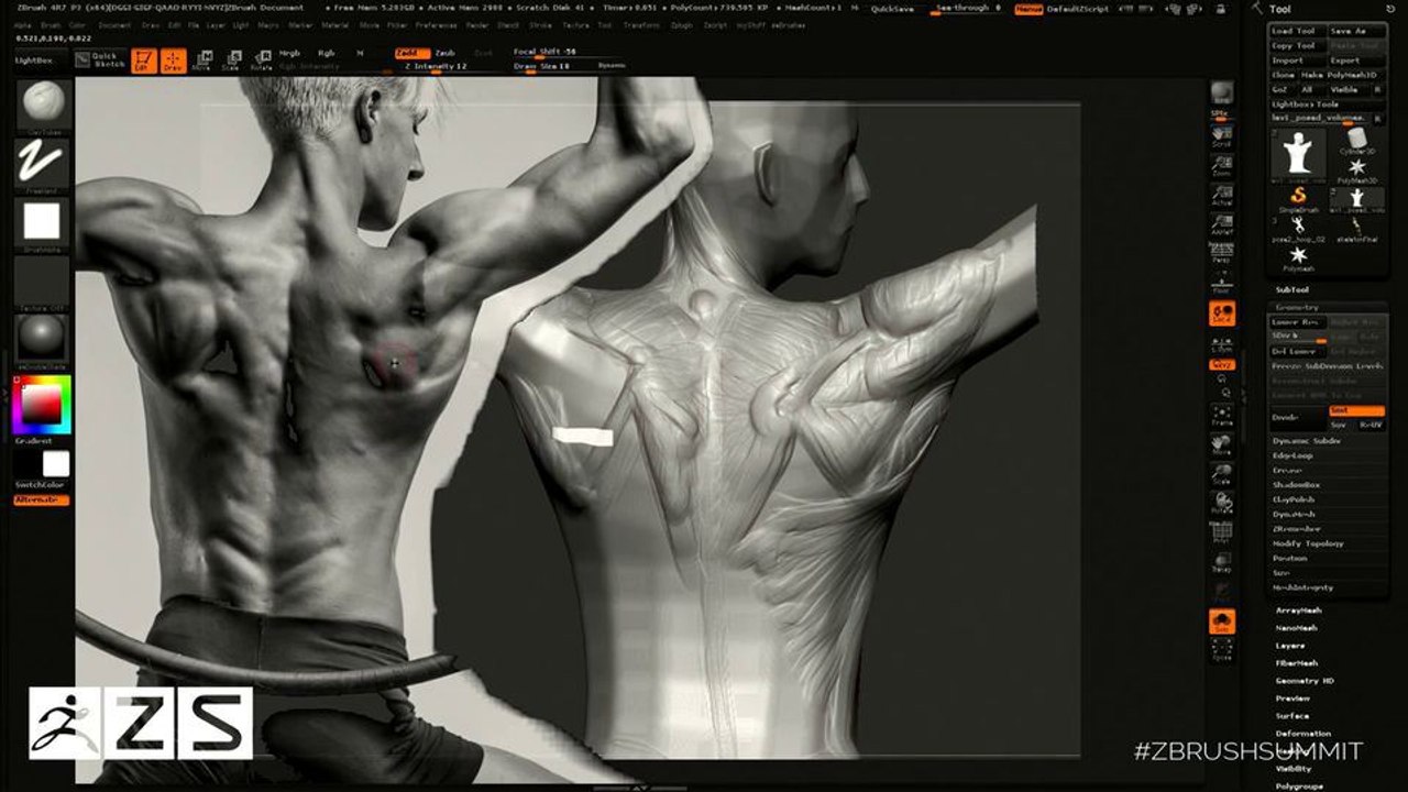 ZBrush SUMMIT 2015 Presentation by Scott Eaton