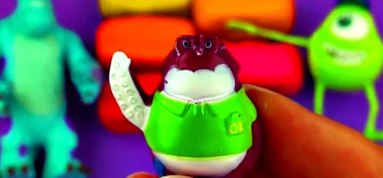 Monsters Inc Play-Doh Surprise Eggs Toy Story Lalaloopsy Shopkins Donald Duck Batman Toys FluffyJet [Full Episode]