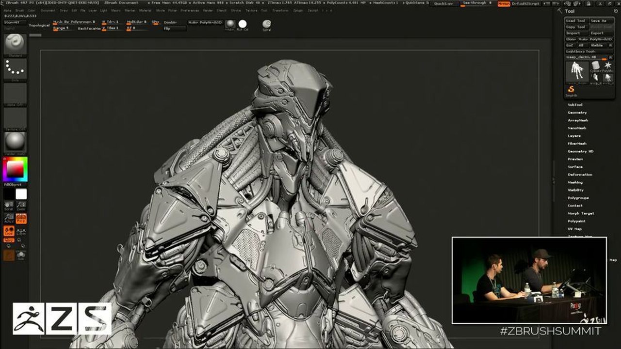 ZBrush SUMMIT 2015 Presentation by Keos Masons
