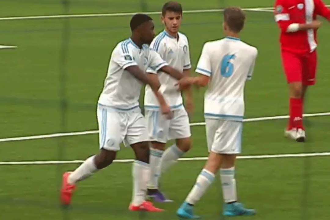 U17 National - OM 5-2 Fréjus : le but de Samih Hadji (87)
