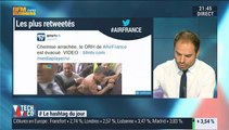 Le Hashtag du jour: 17 000 tweets sur l'incident lors du comité central d'entreprise d'Air France - 05/10