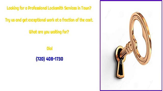 Commerce City, CO 24/7 Locksmith Services