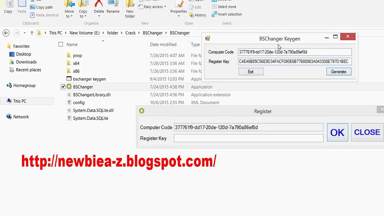 BS Changer v1.2 (Change all info Bluestack )