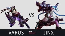 Varus VS Jinx - SKT T1 Faker VS SAMSUNG Fury, KR LOL Challenger