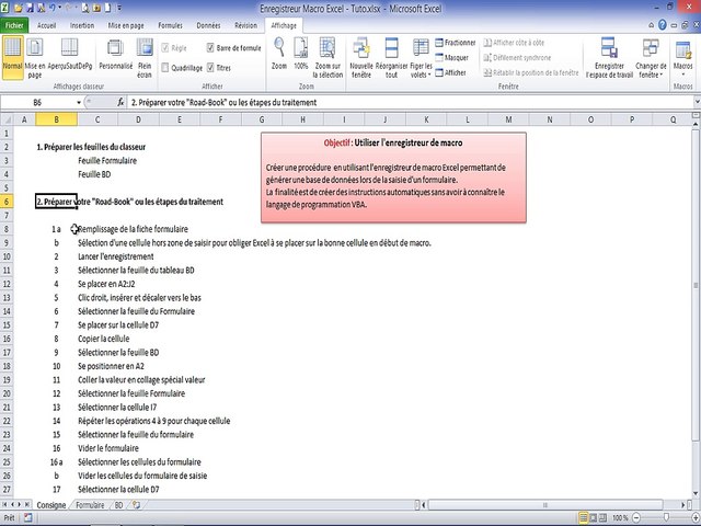 Excel Vba Automatiser Des Taches Grace A L Enregistreur De Macro Video Dailymotion