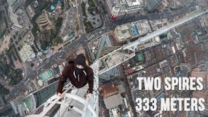 Deux Spire (333 mètres) d'escalade