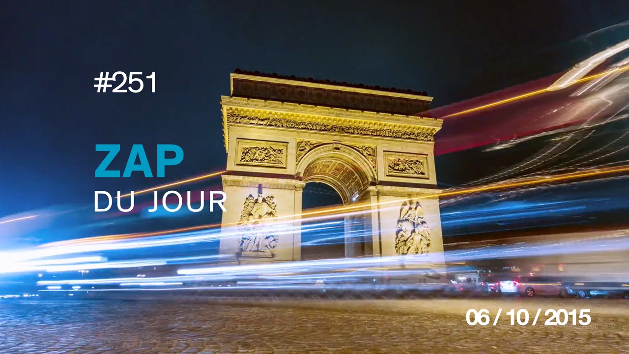 ZAP DU JOUR #251 : Paris Day & Night / Se baigner avec des bébés loutres / Freerunning avec Jesse La Flair /