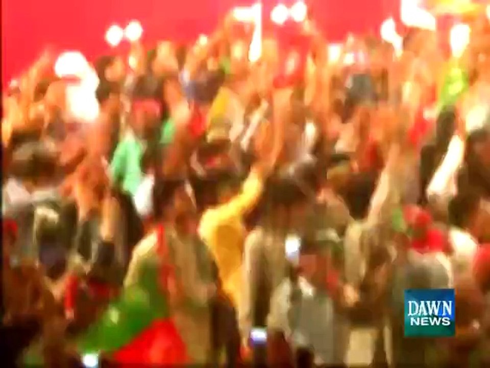 PTI Jalsa in Okara
