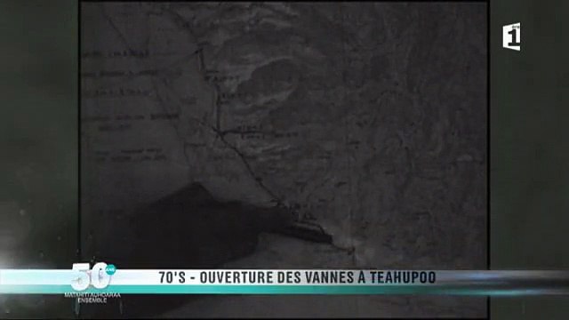 Années 70 - Ouverture des vannes à Teahupoo - Archives Polynésie 1ère n°13