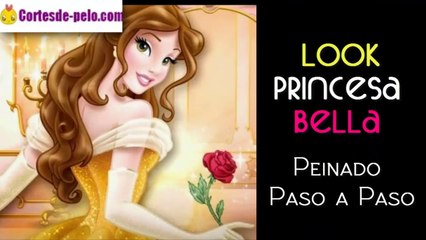 PEINADO PRINCESA BELLA ¡Paso a Paso con Peluquina!