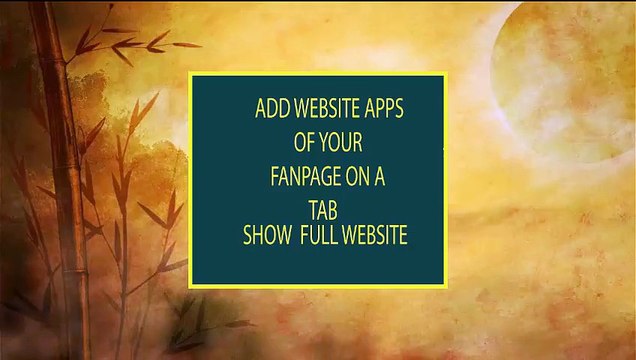 how to make facebook fanpage apps