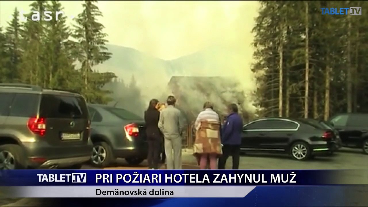 V Demänovskej Doline horí hotel, požiar má jednu obeť