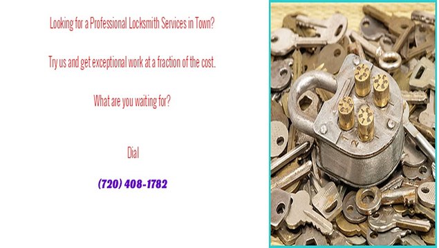 Locksmith Service in Eldorado Springs, CO