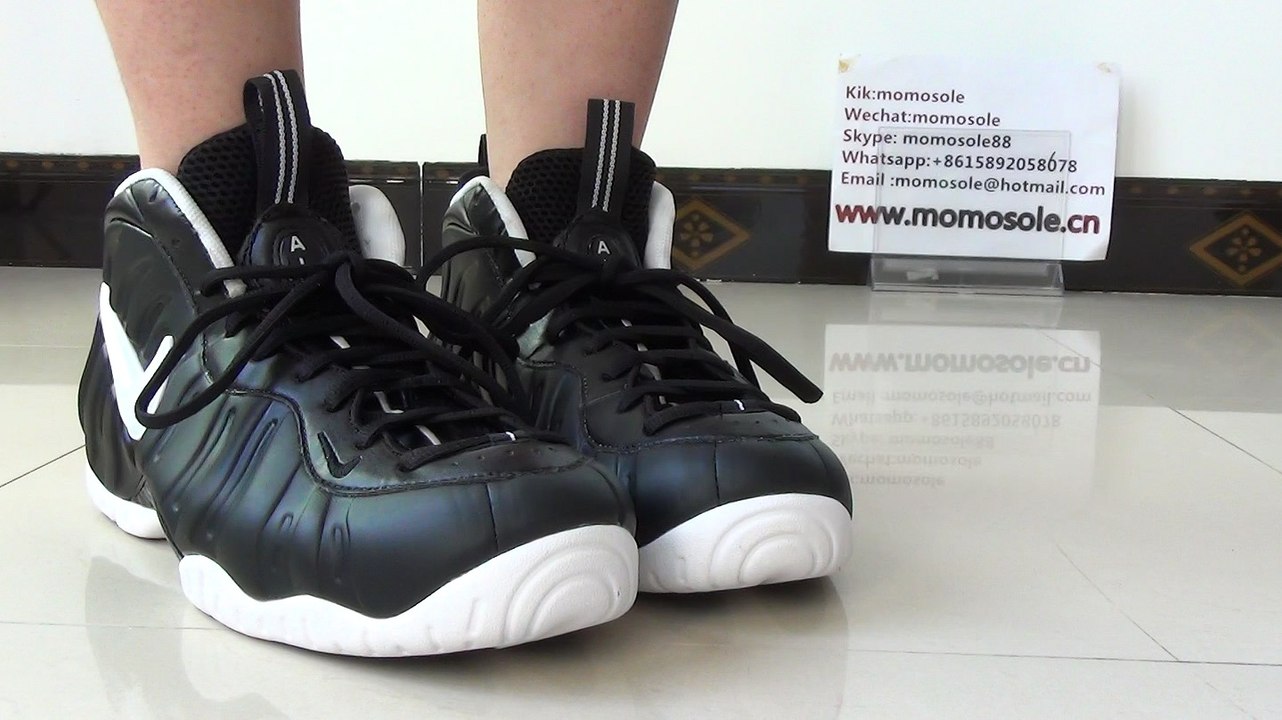 Authentic Nike Air Foamposite Pro Dr Doom on foot