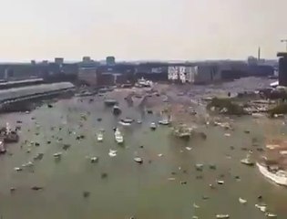 Timelapse impressionnant du trafic dans le port d'Amsterdam