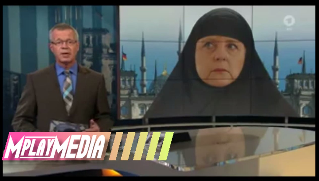 Merkel shfaqet me shami