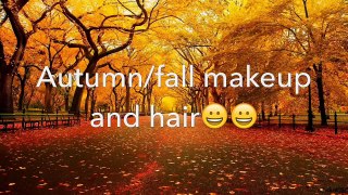 Autumn/fall Makeup And Hair Tutorial