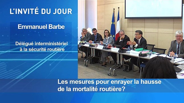 L'invité d'actu : Emmanuel Barbe, délégué interministériel à la sécurité routière