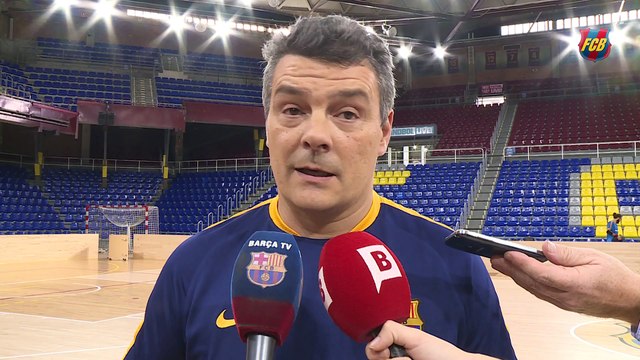 [ESP] FCB Handbol: Xavi Pascual, previa Go Fit Sinfín-FC Barcelona Lassa