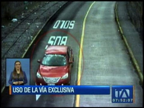 Graves infracciones de tránsito son captadas por las cámaras de la AMT