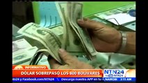 Economistas estiman que el precio del dólar en Venezuela  sobrepasará  los 1000 Bs  antes de diciembre