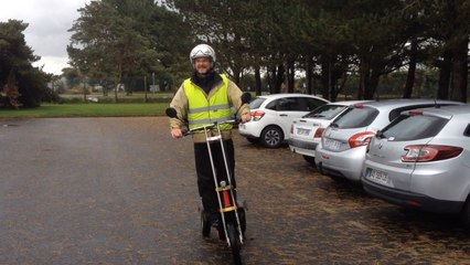 L'arrivée du tour de Bretagne en trottinette